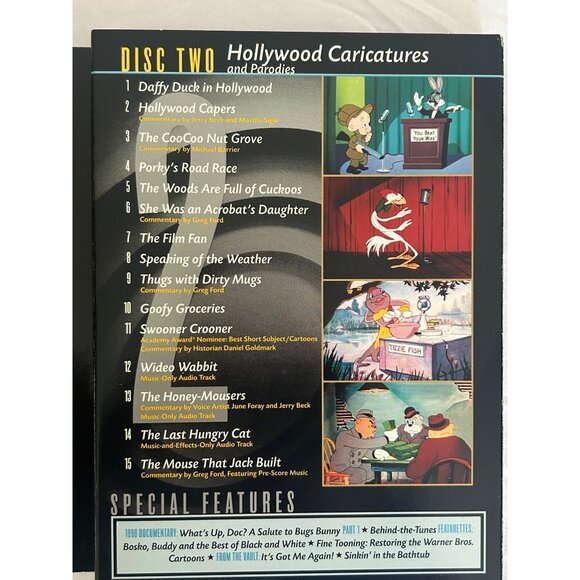 VINTAGE Looney Tunes Golden Coll Vol. Three 4-Disc DVD Set Collectors Edition - Picture 9 of 11